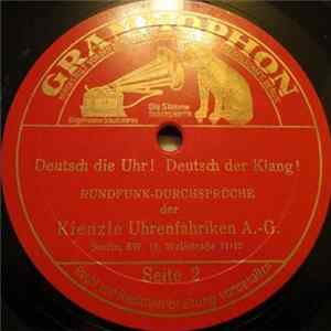 Unknown Artist - Deutsch Die Uhr ! Deutsch Der Klang ! FLAC