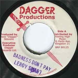 Leroy Smart - Badness Don't Pay FLAC