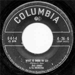 Jack Jenney & His Orchestra - What Is There To Say / Stardust FLAC