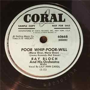 Ray Bloch And His Orchestra - Poor Whip-Poor Will / Goodnight My Love FLAC