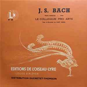 Johann Sebastian Bach, Kurt Redel conductor: The Collegium Pro Arte - J.S. Bach : Trois Sonates - Trio FLAC