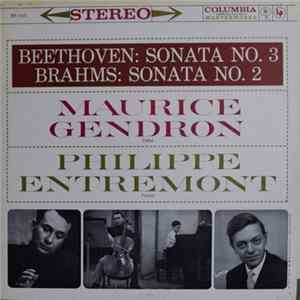 Maurice Gendron, Philippe Entremont - Maurice Gendron, Philippe Entremont, Beethoven*, Brahms* – Sonata No. 3 / Sonata No. 2 FLAC