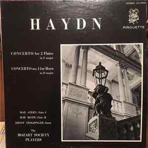 Haydn - Mozart Society Players - Concerto For 2 Flutes In F Major / Concerto No. 1 For Horn In D Major FLAC