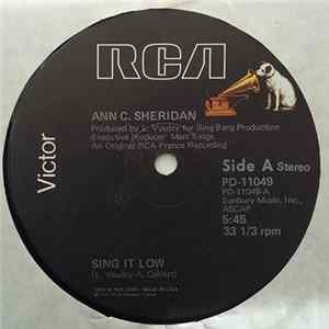 Ann C. Sheridan - Sing It Low FLAC