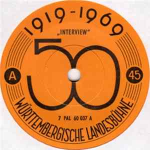 Unknown Artist - Württembergische Landesbühne 1919-1969 FLAC