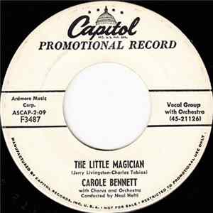 Carole Bennett - The Little Magician / I Was Your Only Love FLAC