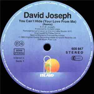 David Joseph - You Can't Hide (Your Love From Me) FLAC