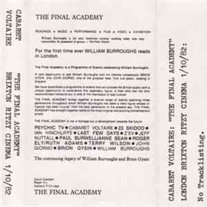 Cabaret Voltaire - The Final Academy, Brixton Ritzy Cinema 1/10/82 FLAC