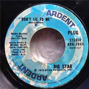 Big Star - Thirteen / Watch The Sunrise FLAC