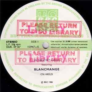 Blancmange - In Concert-333 FLAC