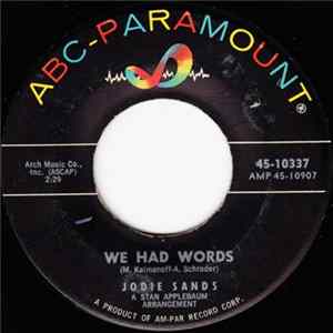 Jodie Sands - We Had Words / Uno Momento (One Moment) FLAC