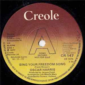 Oscar Harris - Sing Your Freedom Song / I'll Take Good Care Of You FLAC