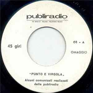 No Artist / C. A. Rossi - Punto E Virgola / E Se Domani FLAC