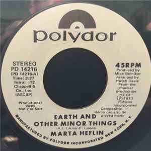 Marta Heflin - Earth And Other Minor Things FLAC