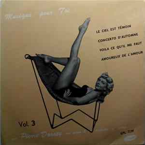 Pierre Dorsey, Son Piano & Son Orchestre À Cordes - Musique Pour Toi... - Vol. 3 FLAC