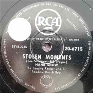 Hank Snow The Singing Ranger And His Rainbow Ranch Boys - Two Won't Care / Stolen Moments FLAC