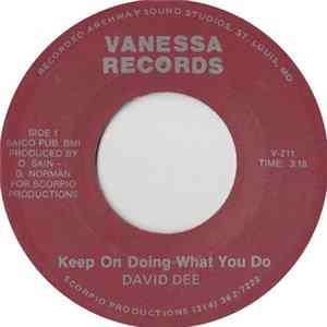 David Dee - Keep On Doing What You Do / Back In Your Arms Again FLAC