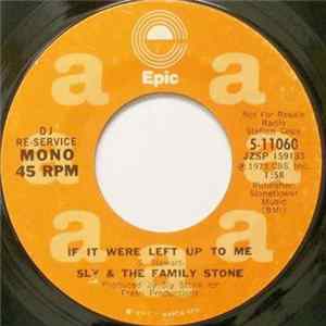 Sly & The Family Stone - If It Were Left Up To Me FLAC