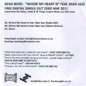 Benji Boko Feat. Maxi Jazz - Where My Heart Is FLAC