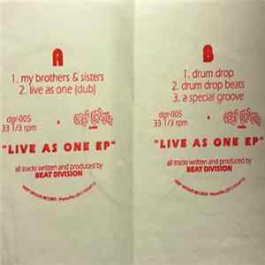 Beat Division - Live As One EP FLAC