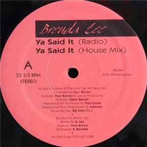 Brenda Lee - Ya Said It FLAC