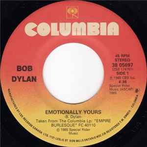 Bob Dylan - Emotionally Yours FLAC