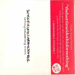 Various - Illicit Recordings Present - Thelasttimeidothisfornothing FLAC