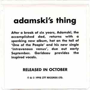 Adamski's Thing - Adamski's Thing FLAC