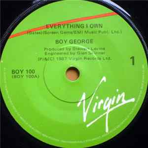 Boy George - Everything I Own FLAC