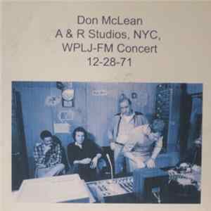 Don McLean - A & R Studios, NYC, WPLJ-FM Concert 12-28-71 FLAC