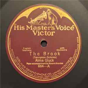 Alma Gluck - The Brook / Hark! Hark! The Lark FLAC