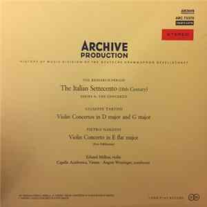 Eduard Melkus, Capella Academica, Vienna, August Wenzinger - G. Tartini: Violin Concertos In D Major And G Major / P. Nardini: Violin Concerto In E Flat Major FLAC