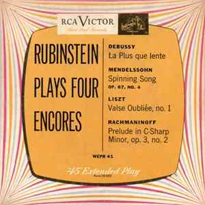 Rubinstein - Four Encores FLAC