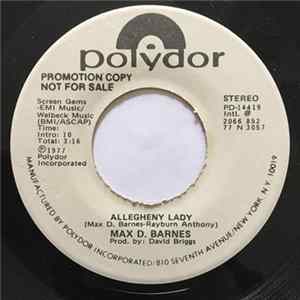 Max D. Barnes - Allegheny Lady FLAC