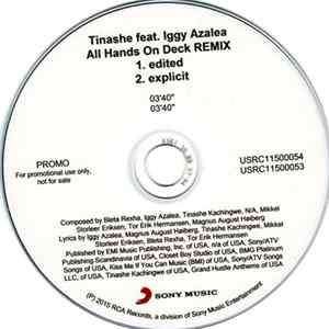 Tinashe feat. Iggy Azalea - All Hands On Deck (Remix) FLAC