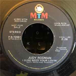 Judy Rodman - I Sure Need Your Lovin' FLAC