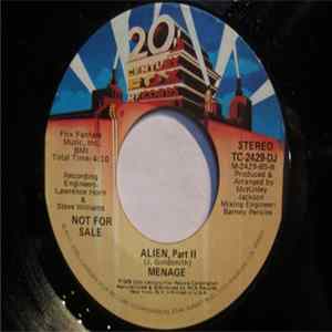 Menage - Alien, Part 1 FLAC