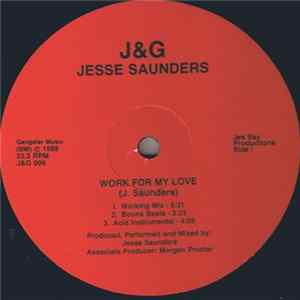 Jesse Saunders - Work For My Love FLAC