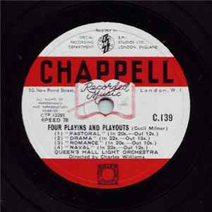 The Queen's Hall Light Orchestra Directed By Charles Williams - Four Playins And Playouts FLAC