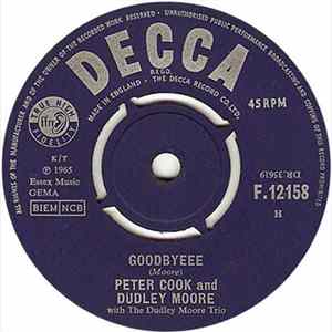 Peter Cook And Dudley Moore With Dudley Moore Trio, The / Dudley Moore Trio, The - Goodbyee / Not Only But Also FLAC