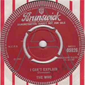 The Who - I Can't Explain FLAC