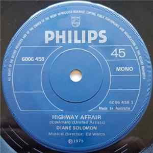 Diane Solomon - Highway Affair / I'm Stone In Love With You FLAC