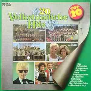 Various - 20 Volkstümliche Hits FLAC