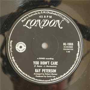 Ray Peterson - You Didn't Care FLAC