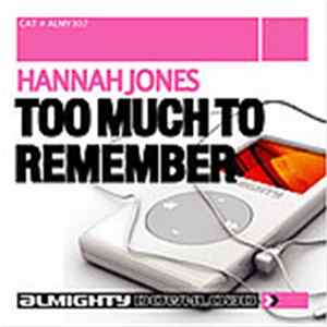 Hannah Jones - Too Much To Remember FLAC