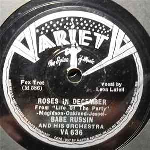 Babe Russin And His Orchestra - Roses In December / Love Or Infatuation FLAC