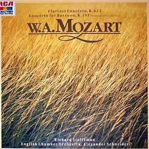 Mozart / English Chamber Orchestra, Alexander Schneider, Richard Stoltzman - Clarinet Concerto, K. 622 - Concerto For Bassoon, K. 191 (Arranged For Clarinet) FLAC