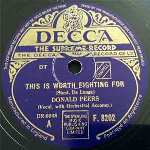 Donald Peers - This Is Worth Fighting For / The Love Nest FLAC