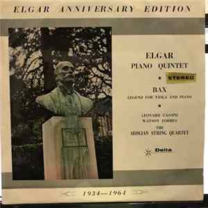 Elgar / Bax - Aeolian String Quartet, Leonard Cassini, Watson Forbes - Piano Quintet / Legend For Viola And Piano FLAC