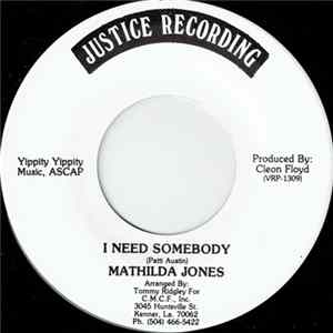 Mathilda Jones - I Need Somebody FLAC